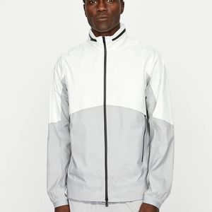 Hill City Men's Active Run Jacket Grey/White